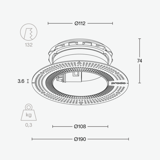 volume of plaster ring